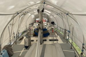 cockpit, Trident 40 Warrior, sailboat for sale