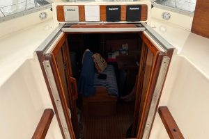 navigation station, Trident 40 Warrior, sailboat for sale