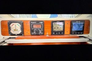 navigation station, Trident 40 Warrior, sailboat for sale