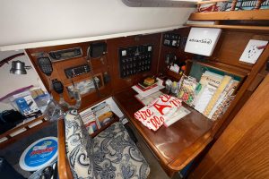 navigation station, Trident 40 Warrior, sailboat for sale