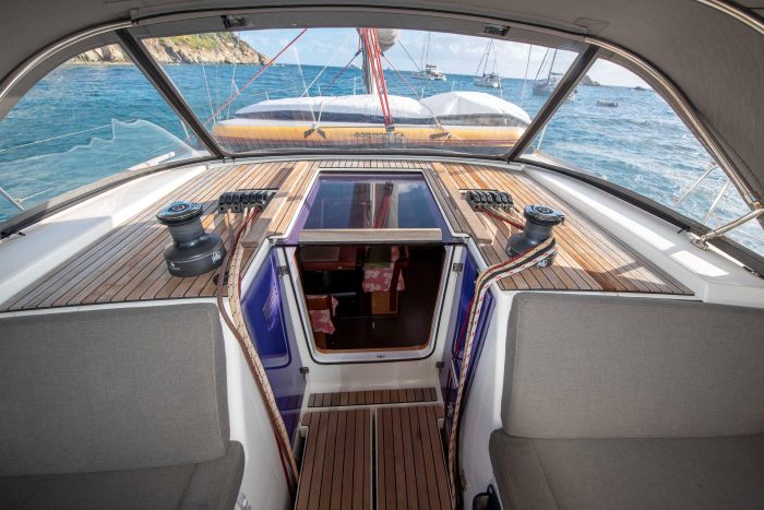 deck, Dufour 520, sailboat for sale