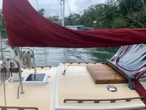 deck, Downeast 38 Cutter, sailboat for sale