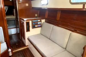 navigation station, Downeast 38 Cutter, sailboat for sale