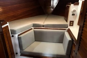 bed, Downeast 38 Cutter, sailboat for sale