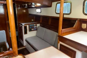 salon, Downeast 38 Cutter, sailboat for sale
