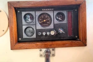 navigation station, Downeast 38 Cutter, sailboat for sale