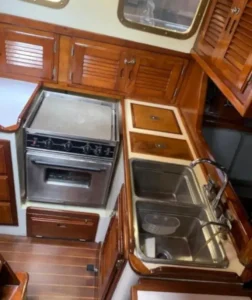 interior, Downeast 38 Cutter, sailboat for sale
