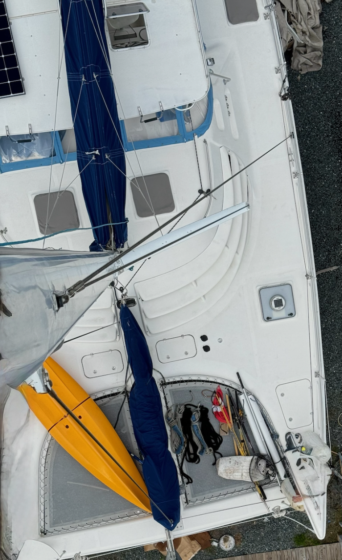 deck, Manta 42, catamaran for sale