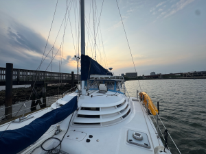 deck, Manta 42, catamaran for sale