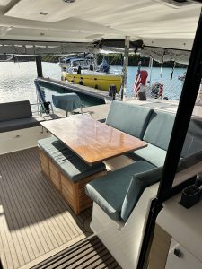 cockpit, FP 40 Isla, catamaran for sale