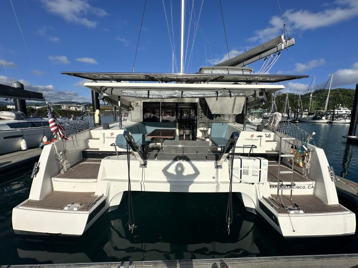 cockpit, FP 40 Isla, catamaran for sale