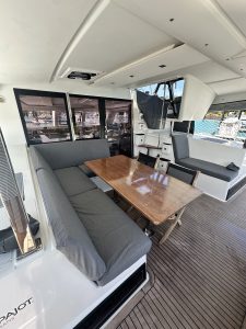 cockpit, FP 40 Isla, catamaran for sale