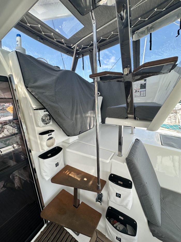 cockpit, FP 40 Isla, catamaran for sale