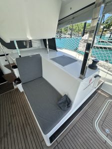cockpit, FP 40 Isla, catamaran for sale