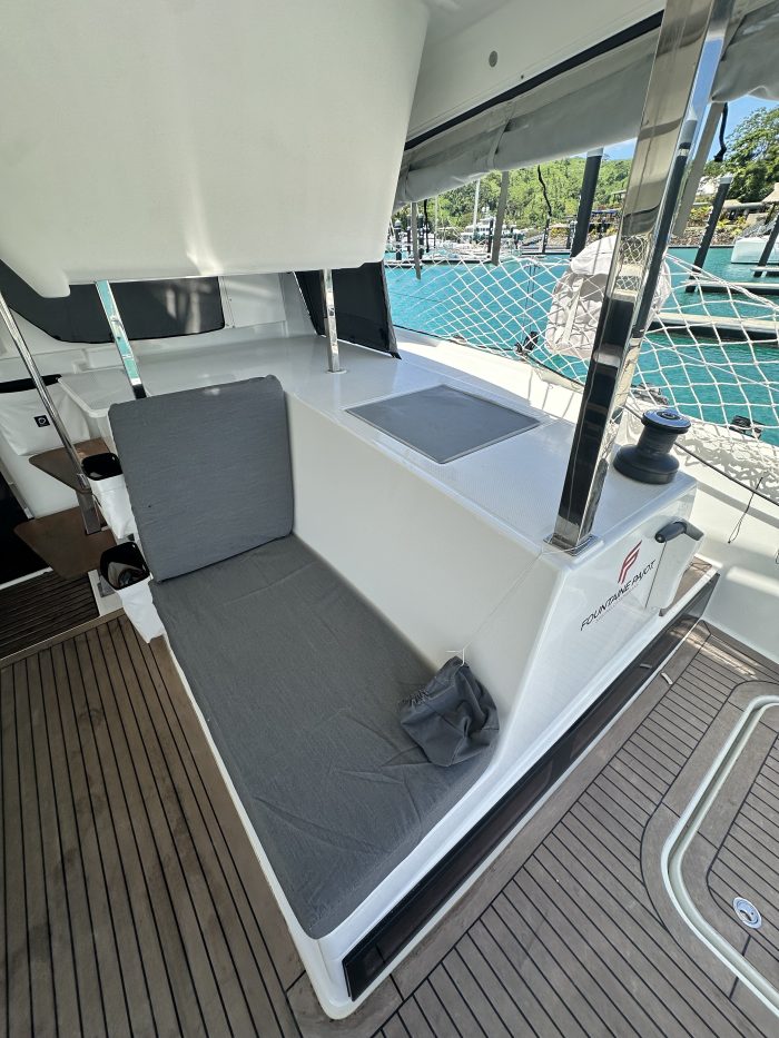 cockpit, FP 40 Isla, catamaran for sale