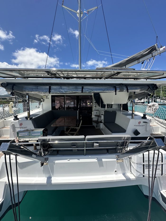 cockpit, FP 40 Isla, catamaran for sale