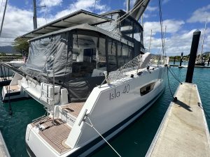 cockpit, FP 40 Isla, catamaran for sale
