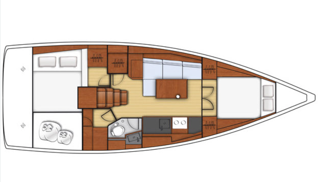 Beneteau 381, sailboat for sale