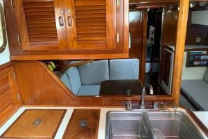 interior, Downeast 38 Cutter, sailboat for sale