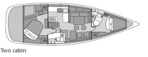 Beneteau 461 Classic layout drawing 2