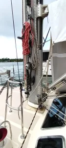 deck, Island Packet 485, sailboat for sale