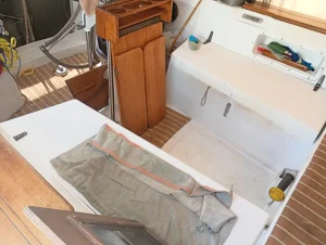 cockpit, C&C 36, sailboat for sale