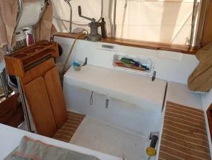 cockpit, C&C 36, sailboat for sale