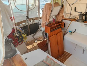 helm, C&C 36, sailboat for sale