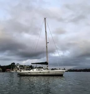 exterior, Ovni 43, sailboat for sale