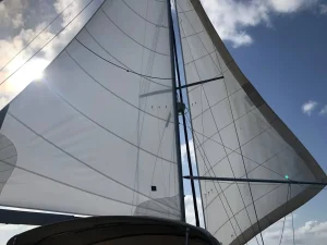 deck, Island Packet 485, sailboat for sale