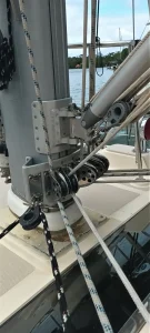 deck, Island Packet 485, sailboat for sale