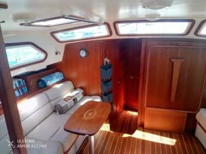 salon, Island Packet 485, sailboat for sale