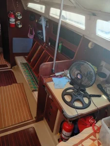 salon, C&C 36, sailboat for sale