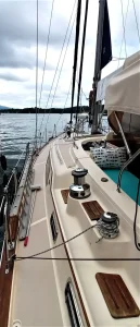 deck, Island Packet 485, sailboat for sale