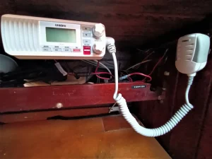 navigation station, Brewer 35 Huromic, sailboat for sale