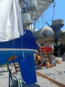 boatyard, C&C 36, sailboat for sale