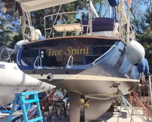 boatyard, Island Packet 485, sailboat for sale