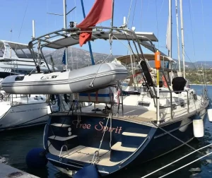 cockpit, Island Packet 485, sailboat for sale