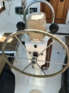 helm, Brewer 35 Huromic, sailboat for sale