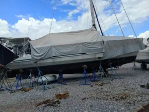 boatyard, Ovni 43, sailboat for sale