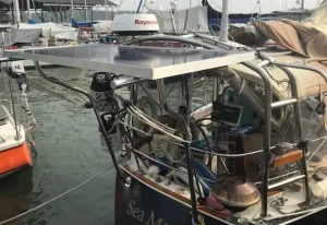helm, C&C 36, sailboat for sale