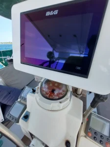 helm, Ovni 43, sailboat for sale