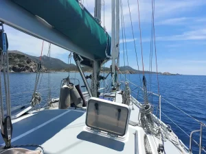 deck, Ovni 43, sailboat for sale