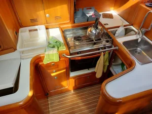 interior, Ovni 43, sailboat for sale