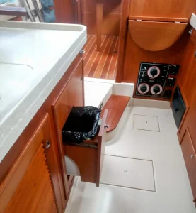 interior, Island Packet 485, sailboat for sale