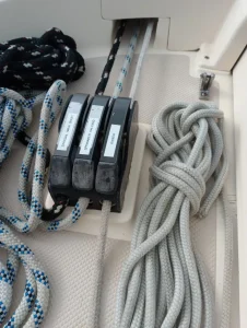 deck, Island Packet 485, sailboat for sale