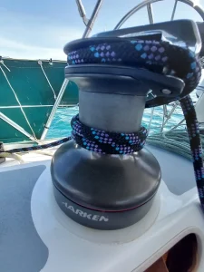 deck, Ovni 43, sailboat for sale