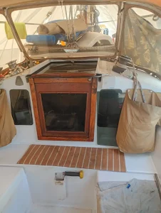 cockpit, C&C 36, sailboat for sale
