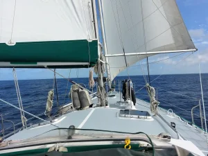 deck, Ovni 43, sailboat for sale