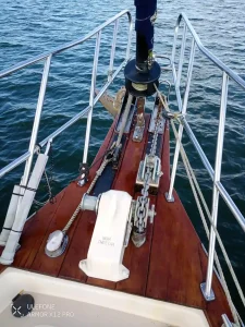 deck, Island Packet 485, sailboat for sale